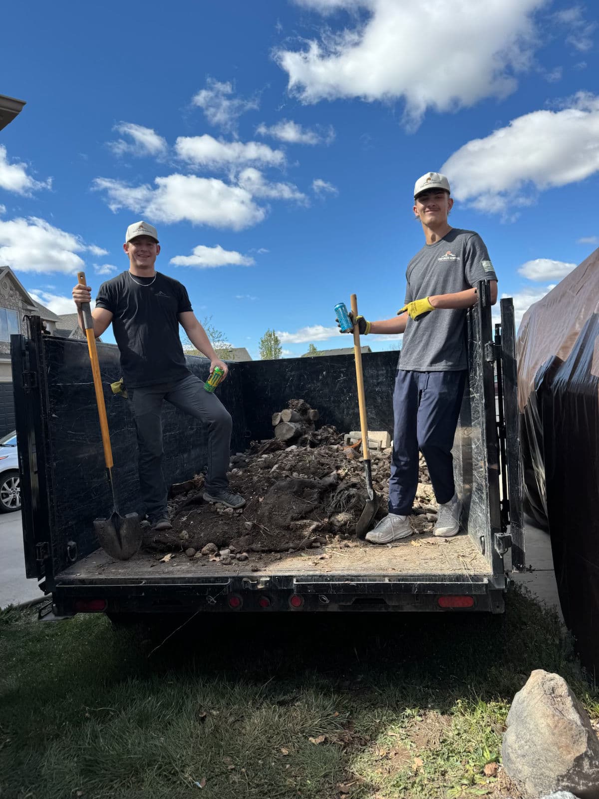 Project Rock and Dirt Hauled Out for a Garden Space in Eagle Mountain image