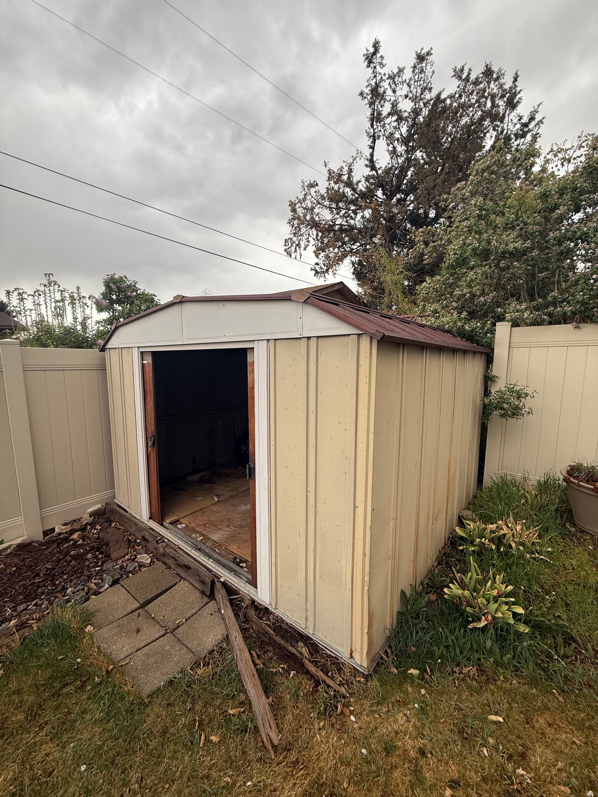 Gallery photos for Old Backyard Shed Demolished and Hauled Away Clean: Image #2