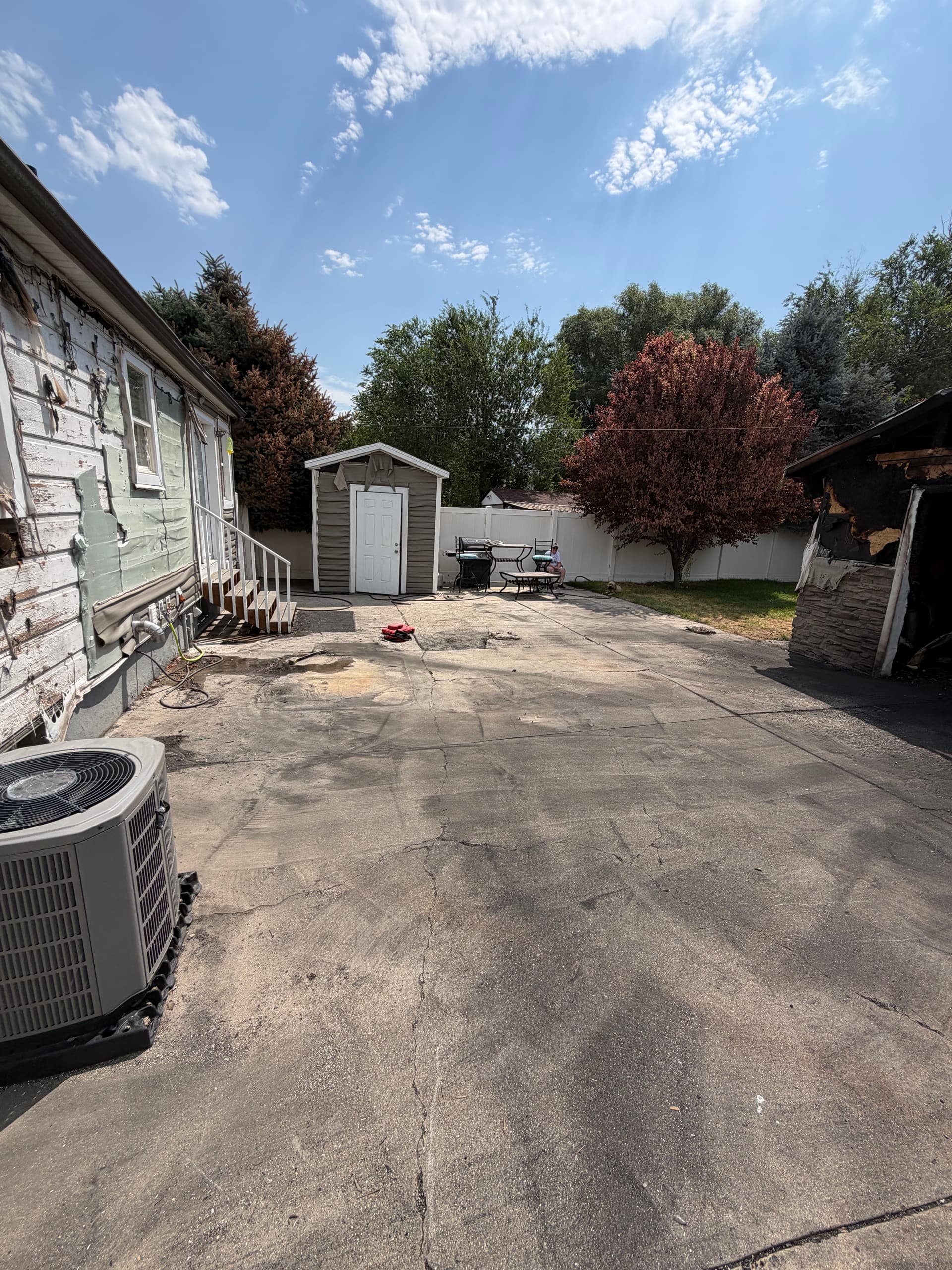 Gallery photos for Fire Damage Cleanup at a Salt Lake City Backyard Garage: Image #2