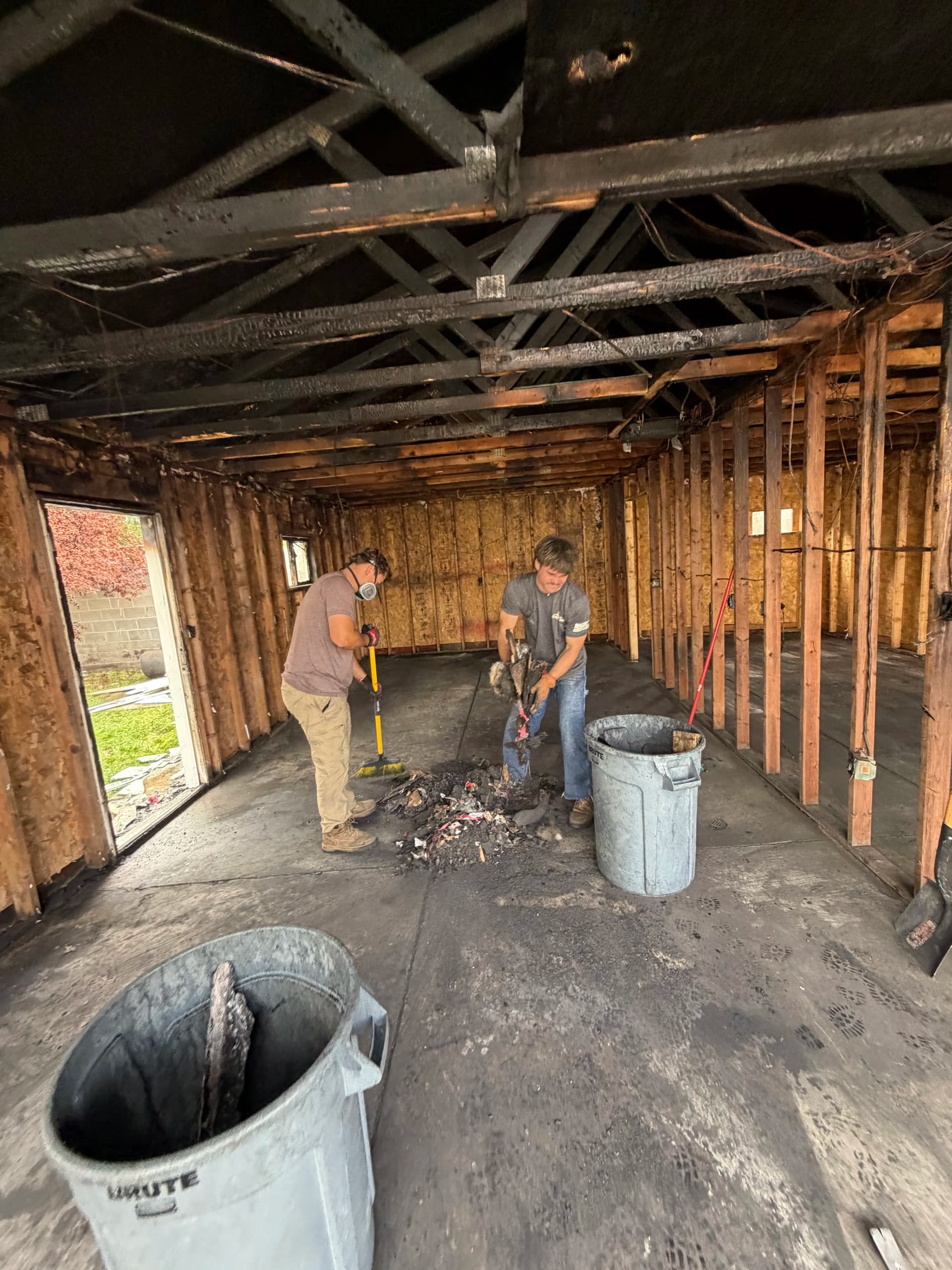 Fire Damage Demo and Debris Removal in Sandy Utah image