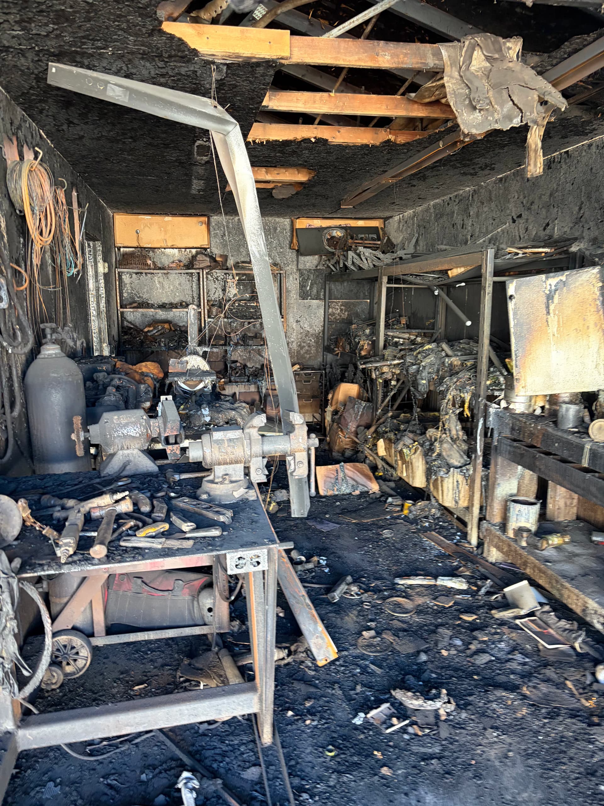 Gallery photos for Fire Damage Demo and Debris Removal in Sandy Utah: Image #1